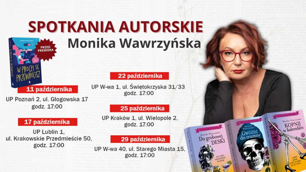 harmonogram spotkań z autorką książek