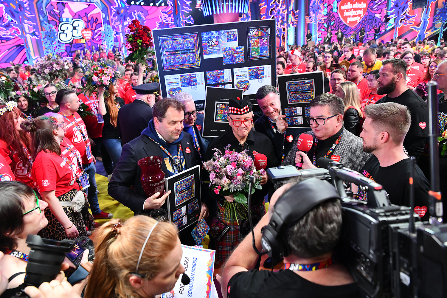 Prezes Poczty Polskiej Sebastian Mikosz wziął udział w finale WOŚP